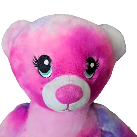 Build-a-Bear Magical Mer-Bear Mermaid Plush 18” Pink Purple BAB Stuffed Animal - Picture 5 of 6